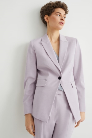 C&A Business Blazer- Regular Fit 4 Way Stretch Naisten Takki Vaaleanvioletit | 28YGXHUCZ