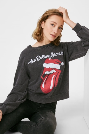 C&A Clockhouse Christmas The Rolling Stones Naisten Puserot Tummanharmaat | 76BIZJMCQ