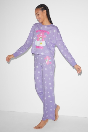 C&A Clockhouse Pyjama Care Bears Naisten Yöasut Violetit | 64DNSVAOG