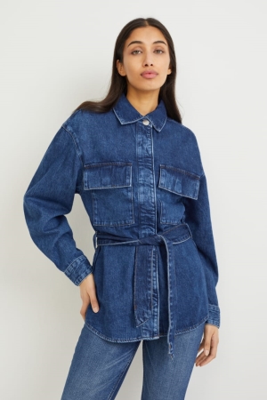 C&A Denim Naisten Takki Sininen | 08IVRZHKQ