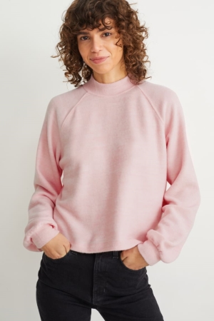 C&A Fleece Lenzing™ Ecovero™ Naisten Puserot Pinkki | 30EWGOINU