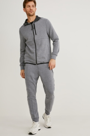 C&A Joggers Miesten Suorat Housut Harmaat | 39LGYUPBF