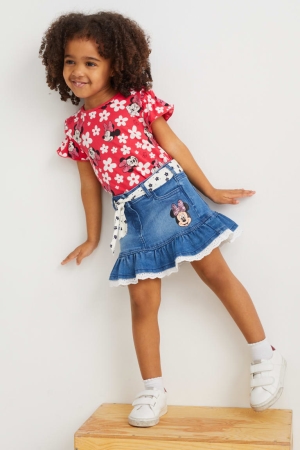 C&A Minnie Mouse Denim Tytön Hameet Sininen | 69FSOUNMI