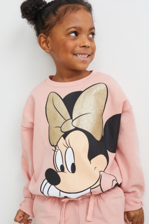 C&A Minnie Mouse Tytön Puserot Pinkki | 57NKSOPFC