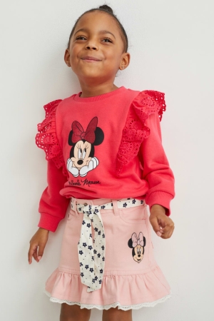 C&A Minnie Mouse Tytön Puserot Punainen | 19RFMJLEH