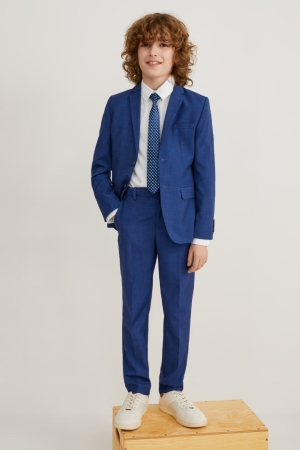 C&A Mix-and-match Suit Poikien Suorat Housut Tummansininen | 32TYZNAFU