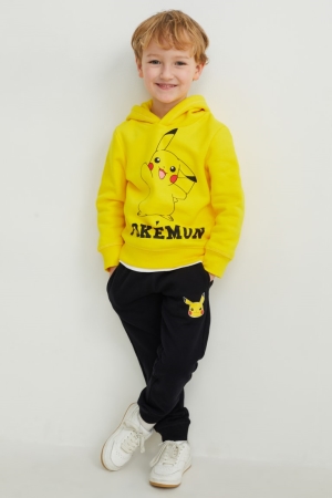 C&A Pokémon Set And Joggers 2 Piece Tytön Huppari Mustat | 97ZINBRGT