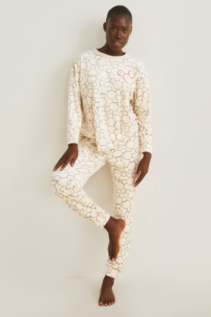 C&A Pyjamas Mickey Mouse Naisten Yöasut Beige | 75BRYQEPU