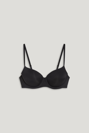 C&A Underwire Bra Full Coverage Pehmustettu Lycra® Naisten Alusvaatteet Mustat | 52DTGNKRO