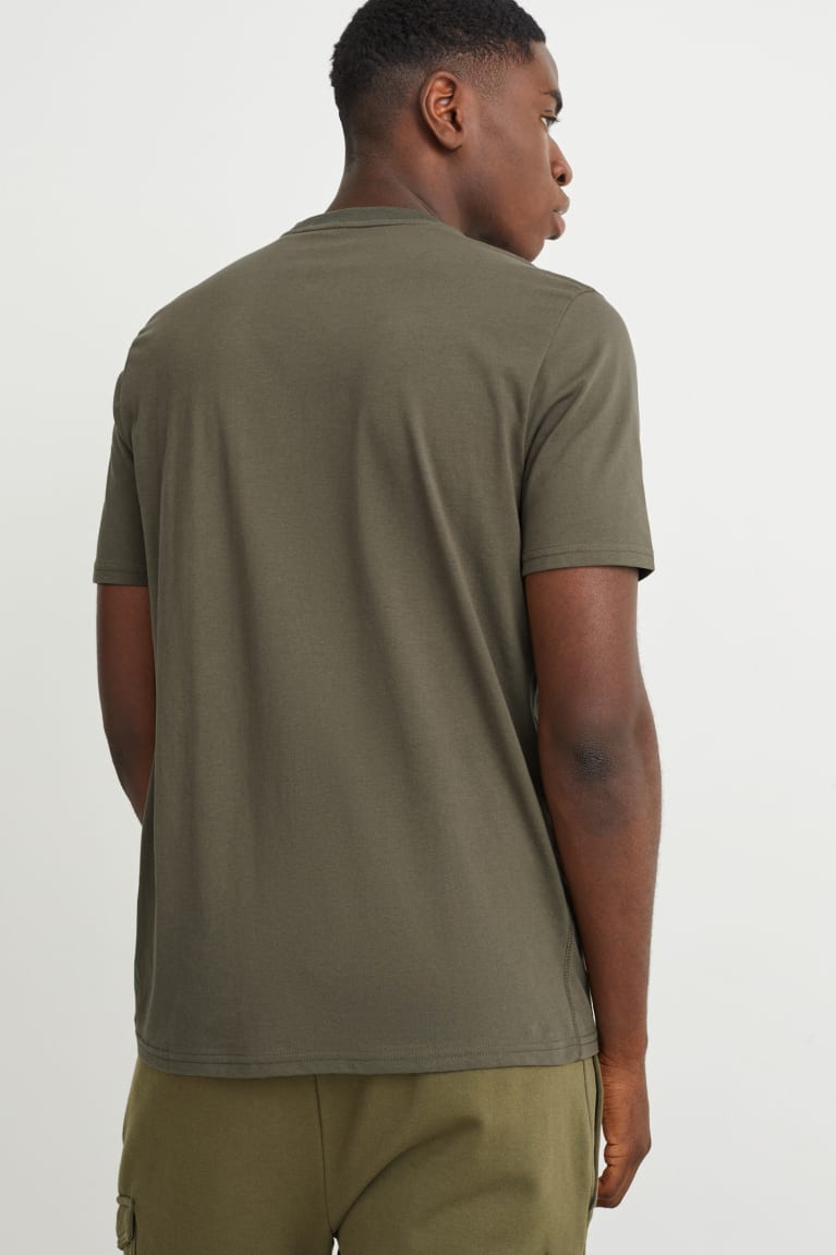 C&A Active Vaellus Miesten Topit Khaki | 71SZBXEAP