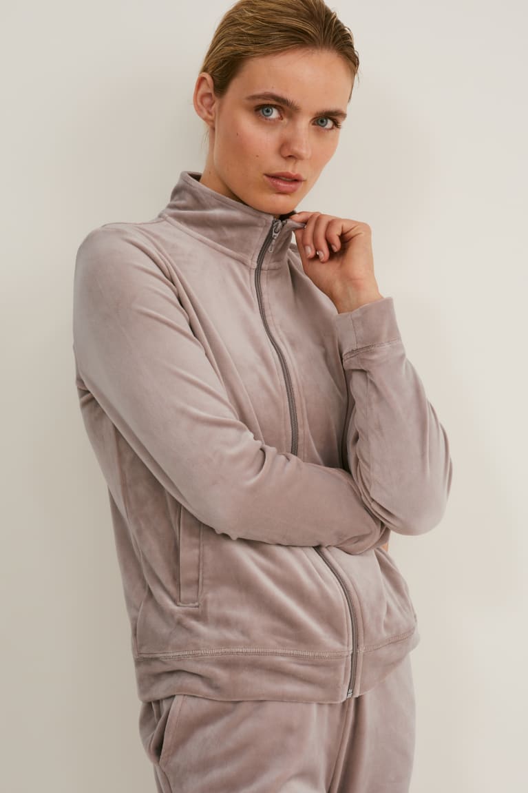 C&A Basic Zip-through Naisten Puserot Harmaat | 39SJXDALR