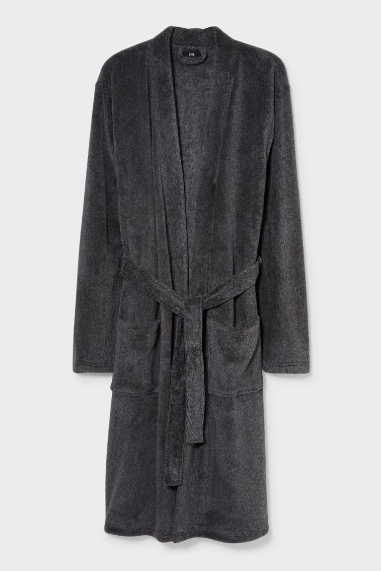 C&A Bathrobe Miesten Alusvaatteet Harmaat | 48KMLHOZB