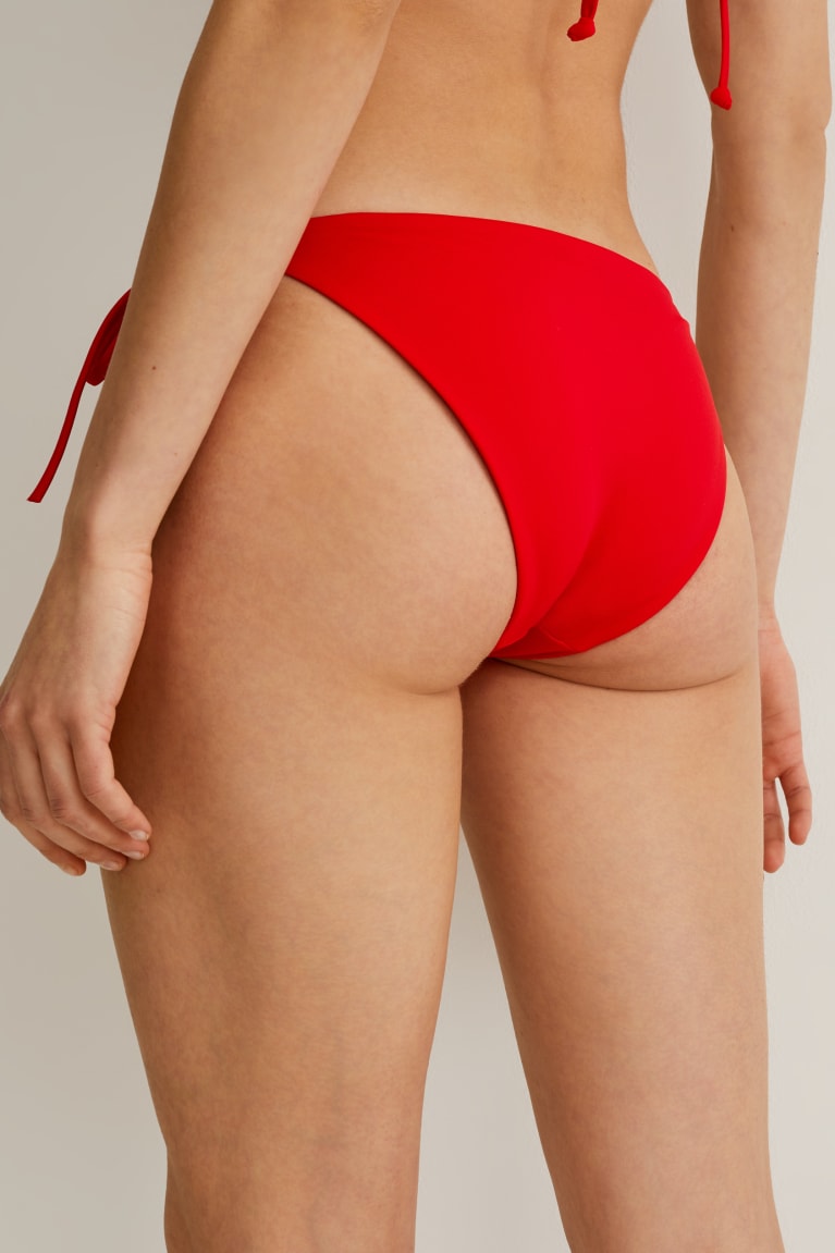 C&A Bikini Bottoms Low Rise Naisten Uimapuvut Punainen | 10FINQXOH