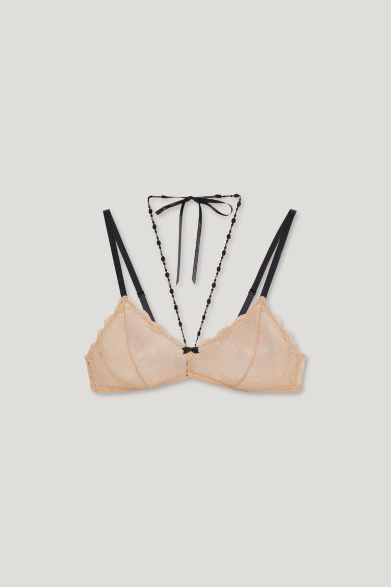 C&A Bralette Naisten Alusvaatteet Beige | 18EUXVSIL