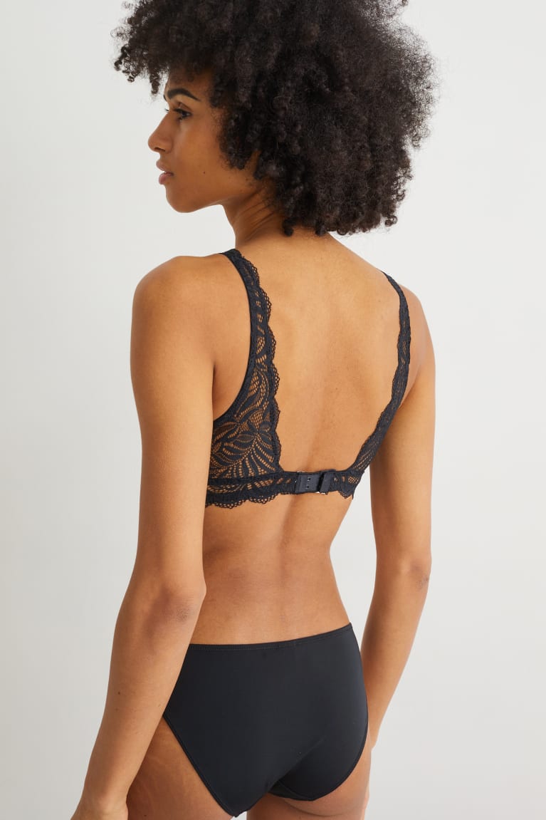 C&A Bralette Naisten Alusvaatteet Mustat | 90KZRFQTY