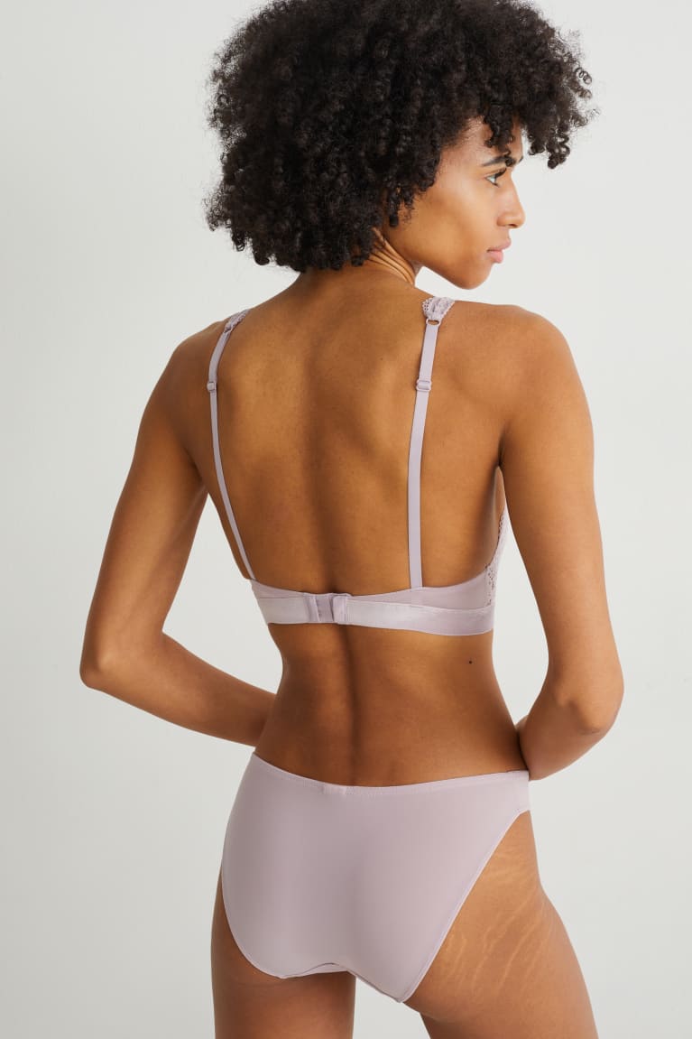 C&A Bralette Pehmustettu Lycra® Naisten Alusvaatteet Vaaleanvioletit | 98DXKHCYV