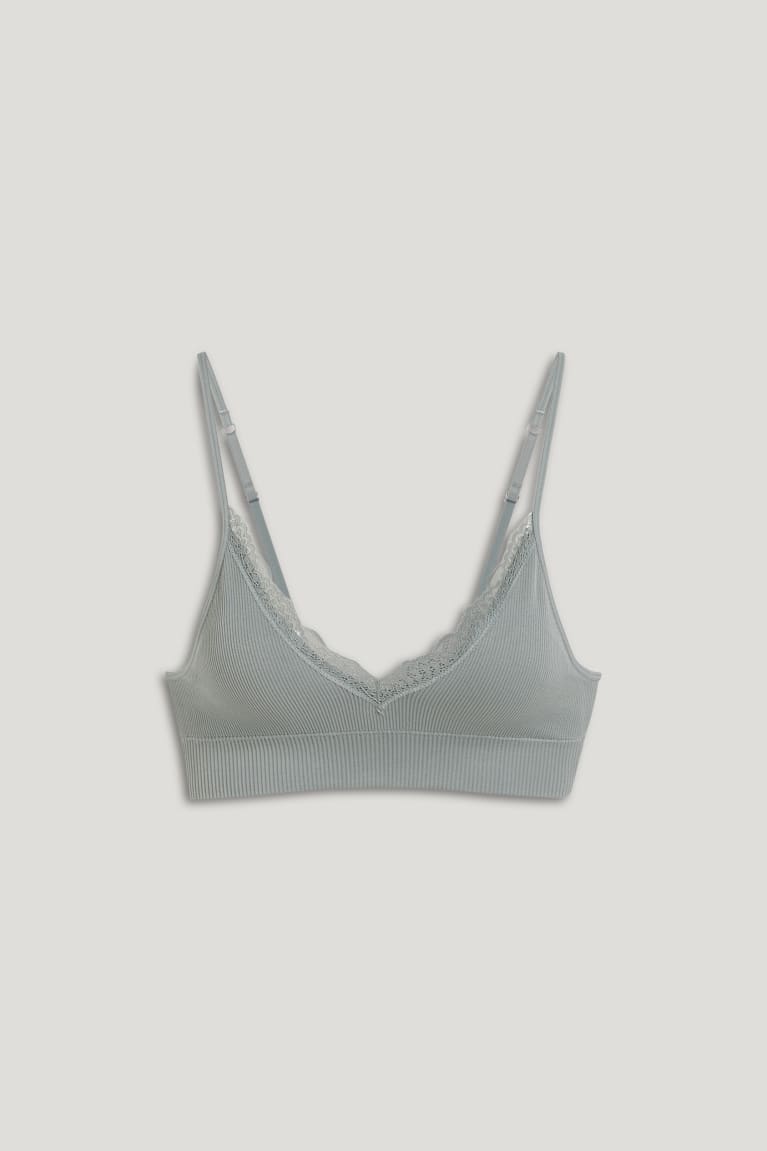 C&A Bralette Pehmustettu Seamless Lycra® Naisten Alusvaatteet Vihreä | 71XNRVWGD