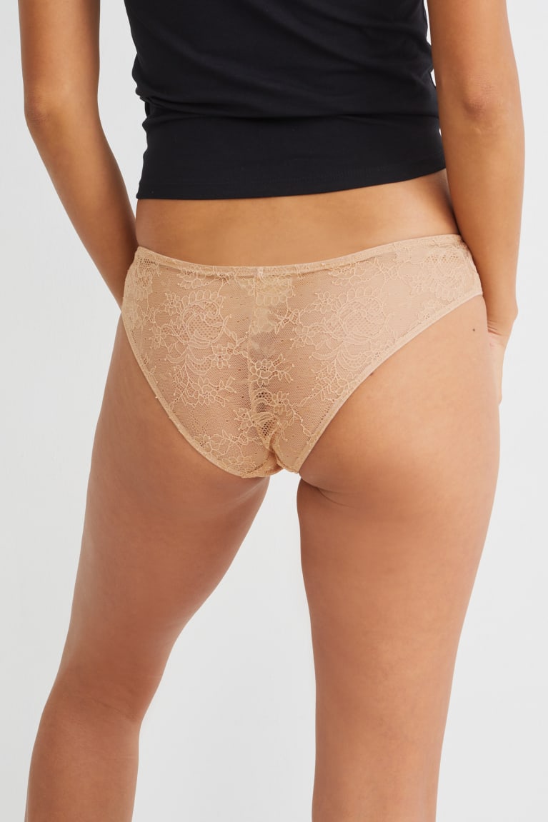 C&A Briefs Lycra® Naisten Alusvaatteet Beige | 02JKPTXQM