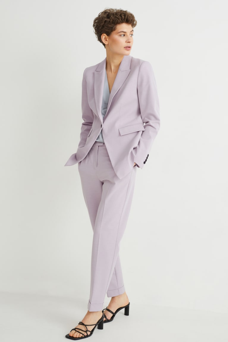 C&A Business Blazer- Regular Fit 4 Way Stretch Naisten Takki Vaaleanvioletit | 28YGXHUCZ