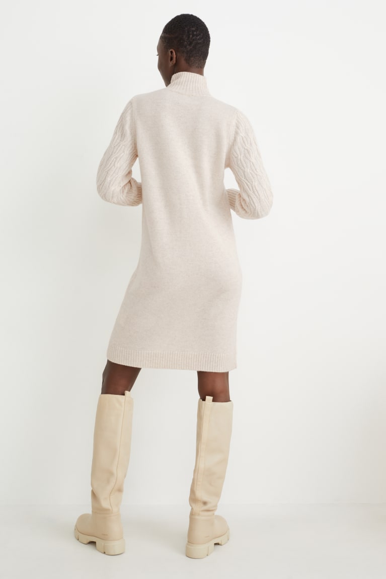 C&A Cashmere Naisten Mekko Beige | 15FYZPWQS