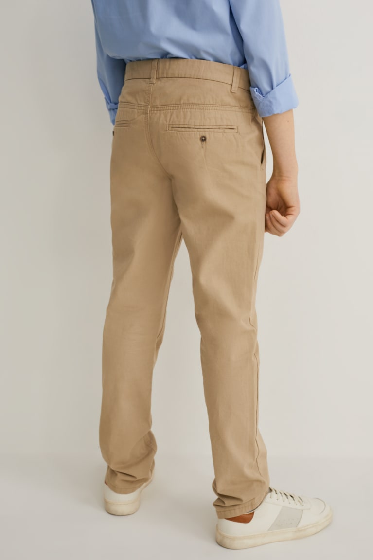 C&A Chinos Regular Fit Poikien Suorat Housut Beige | 62WGRYVZL