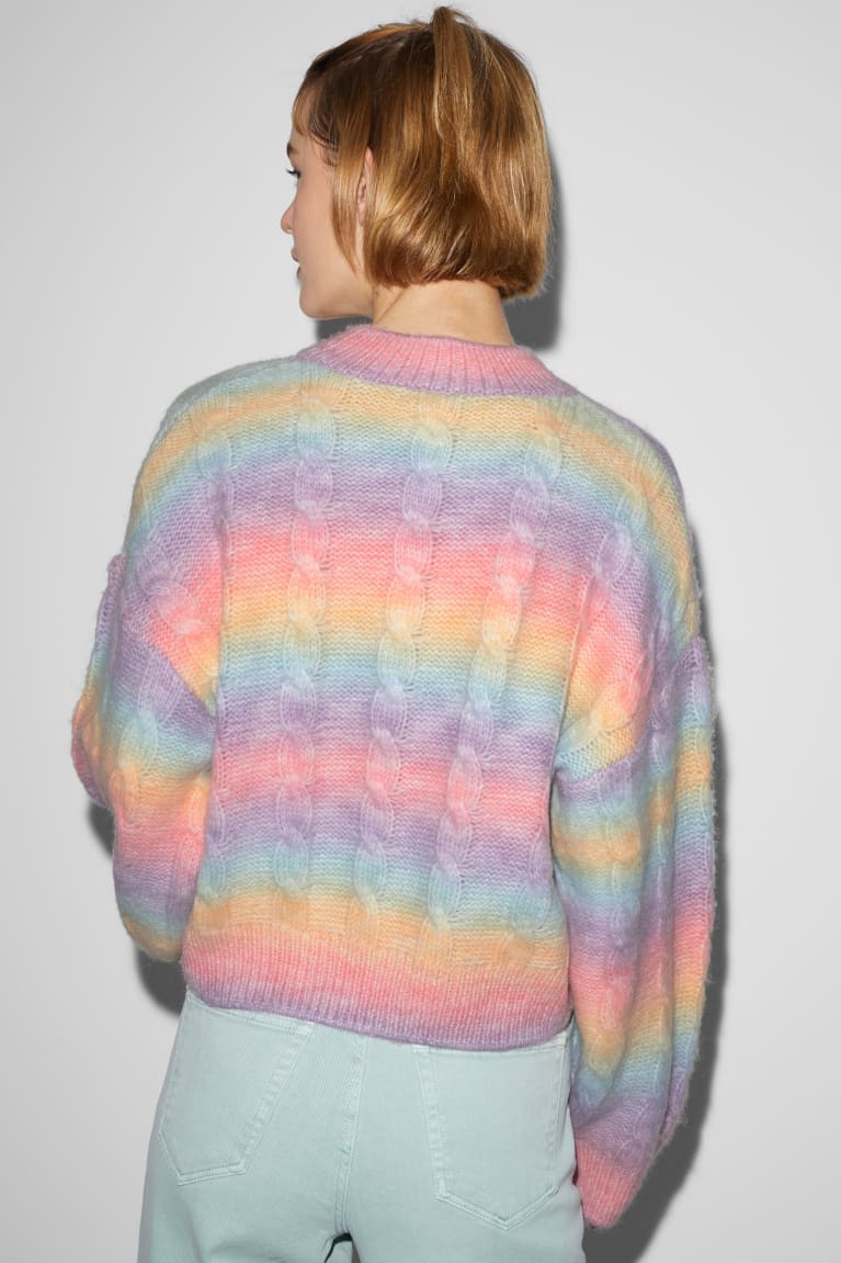 C&A Clockhouse Cable Knit Pattern Naisten Puserot Multicoloured | 40RWZAVIJ