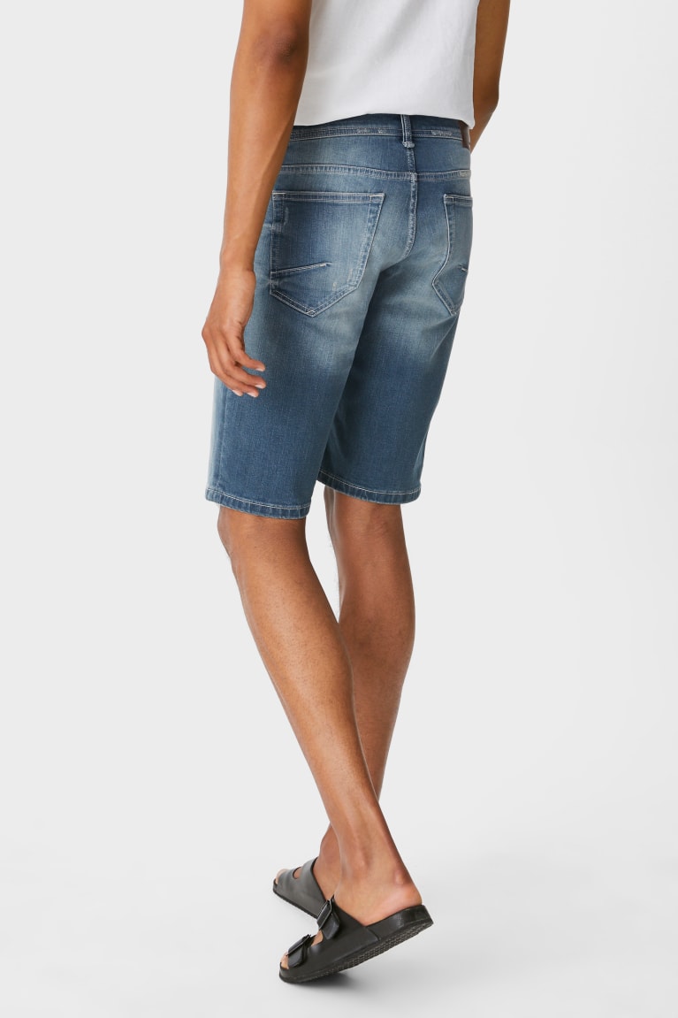 C&A Clockhouse Denim Miesten Shortsit Sininen | 43DLAQOYB