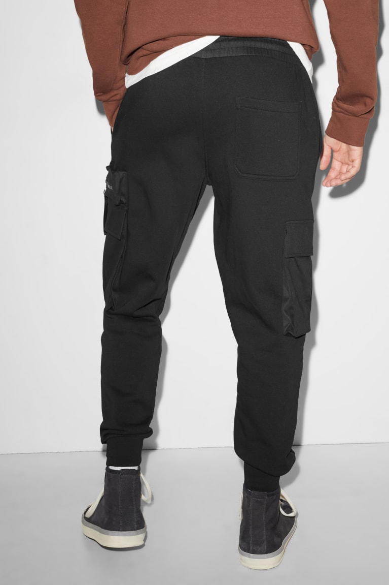 C&A Clockhouse Joggers Miesten Suorat Housut Mustat | 15HPSFKYJ