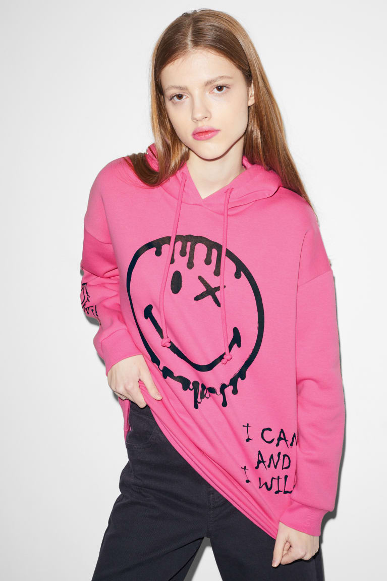 C&A Clockhouse Smileyworld® Naisten Huppari Pinkki | 15CHRAVLI