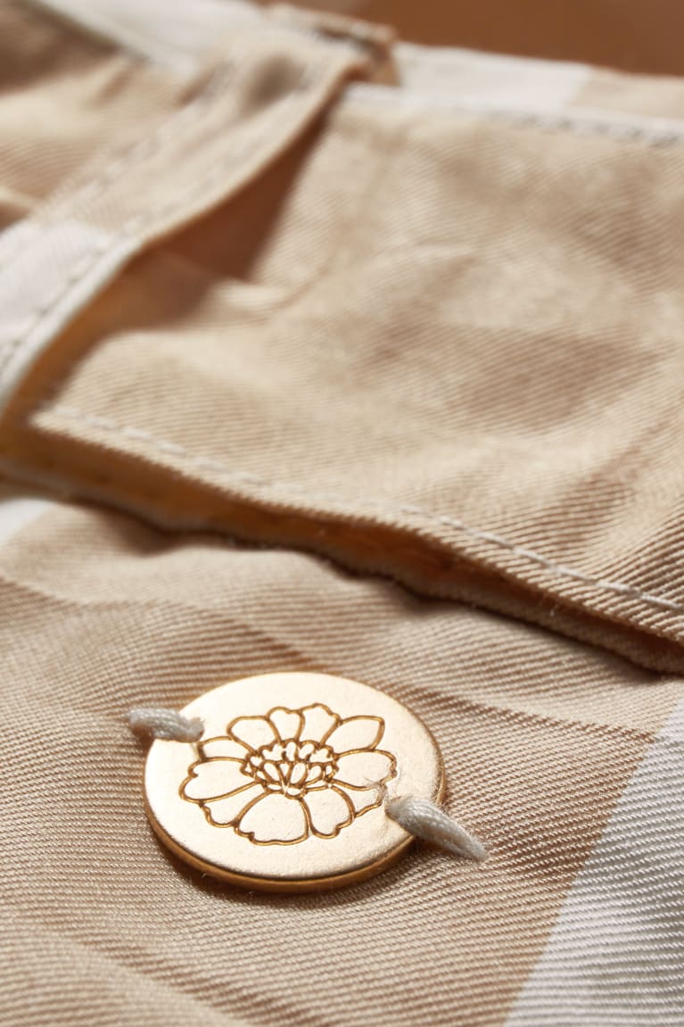 C&A Cloth With Lenzing™ Ecovero™ Raidallinen Tytön Suorat Housut Beige | 96FKYOURL