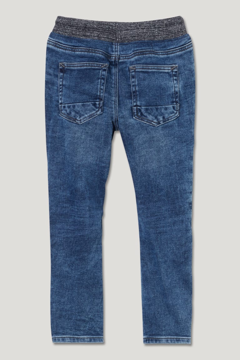 C&A Curved Jog Denim Organic Puuvilla Poikien Farkut Sininen Harmaat | 41VYRXOTM