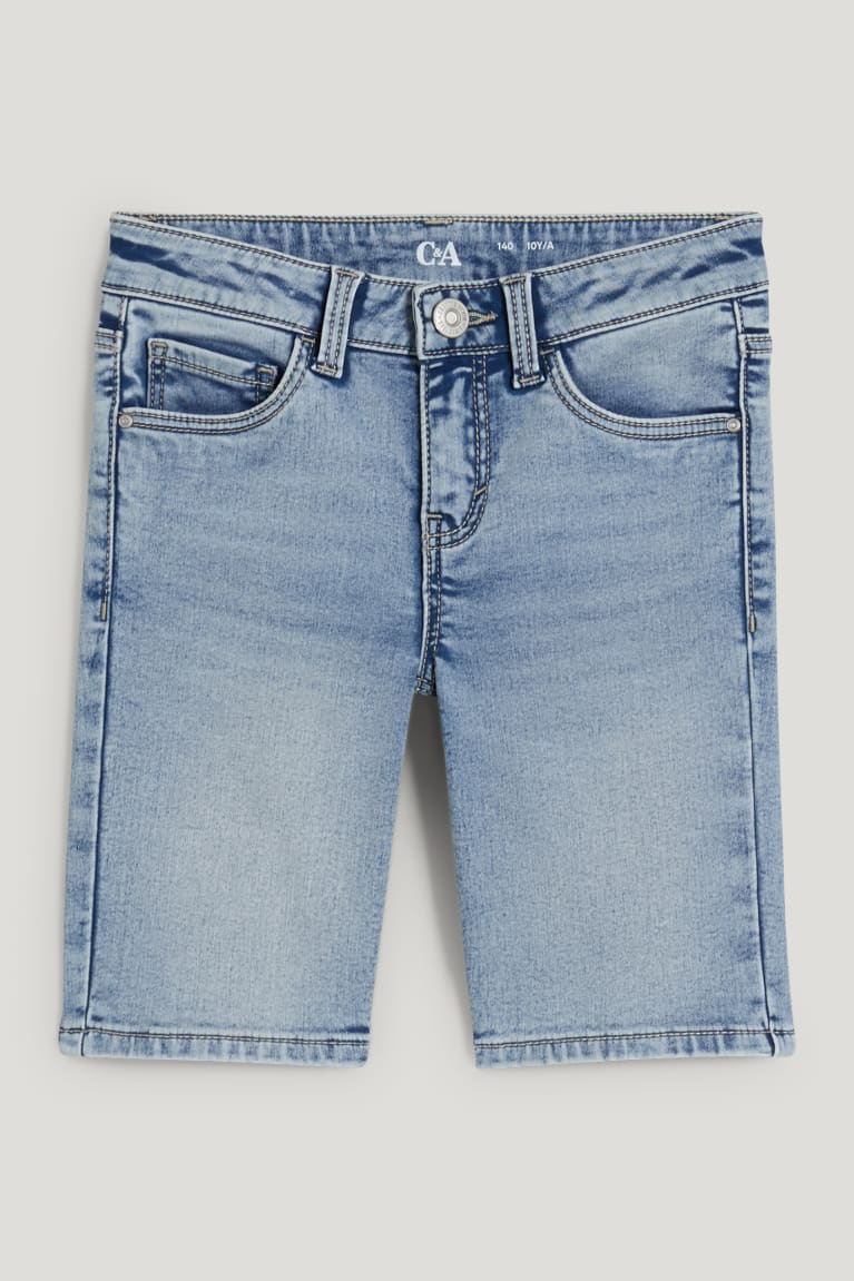 C&A Denim Bermuda Tytön Farkut Sininen Vaaleansininen | 02SUZENCD