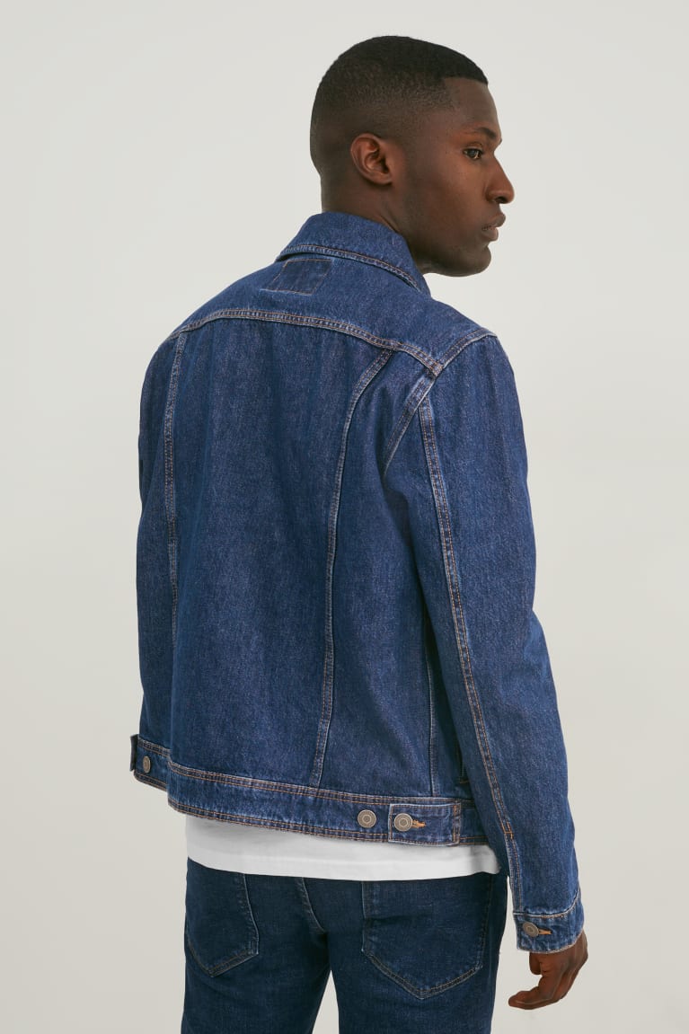 C&A Denim Miesten Takki Sininen Tummansininen | 54OPNWKGD