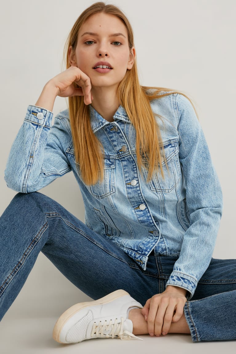 C&A Denim Naisten Takki Sininen Vaaleansininen | 60ZWHTVOE