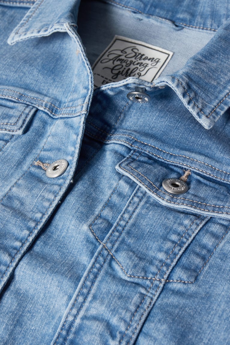 C&A Denim Tytön Takki Sininen Vaaleansininen | 13JOBSZIQ