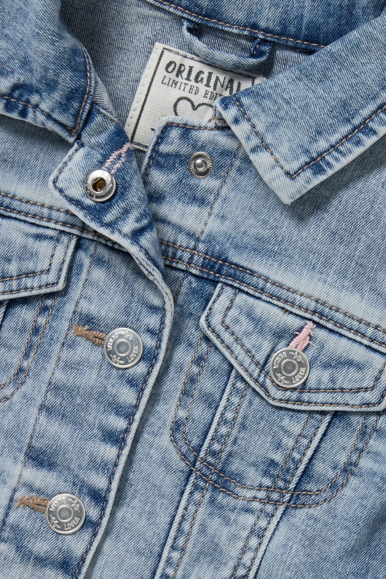 C&A Denim Tytön Takki Sininen Vaaleansininen | 26YKNMZCD