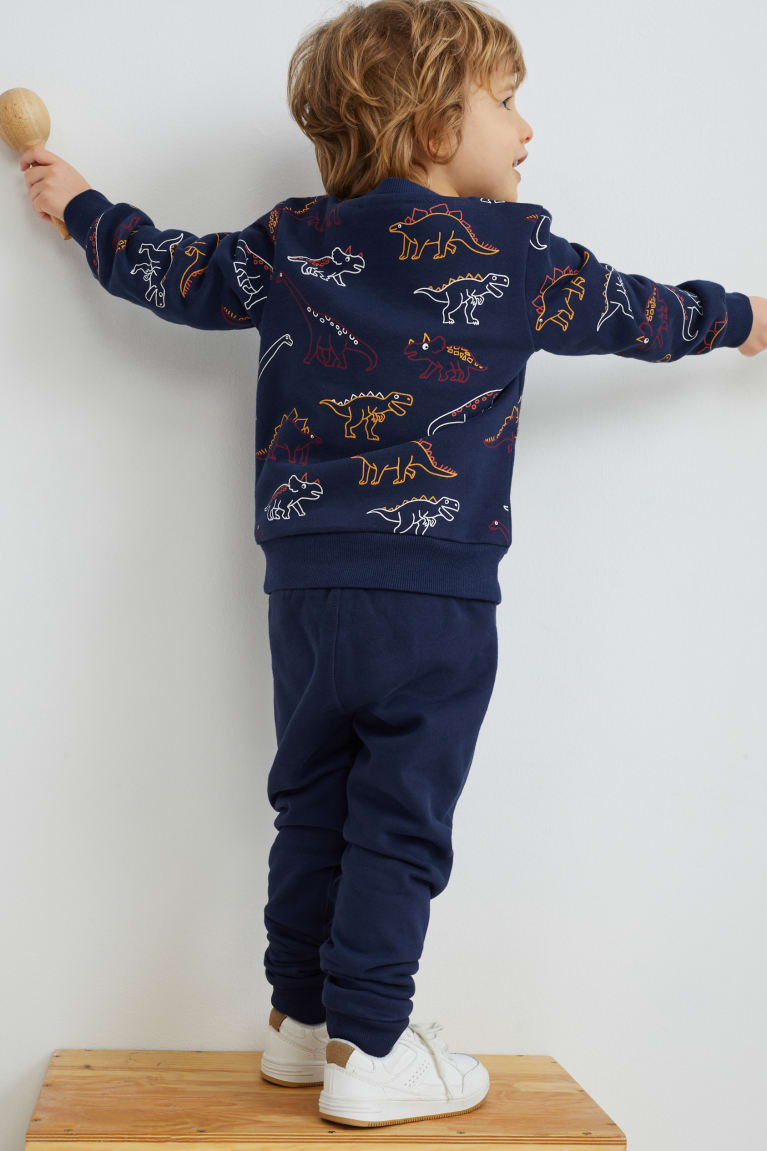 C&A Dinosaur Set And Joggers 2 Piece Poikien Suorat Housut Tummansininen | 81PXYVOWJ