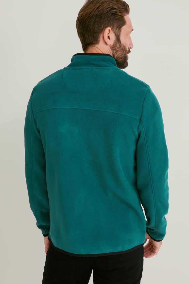 C&A Fleece Thermolite® Ecomade Recycled Miesten Takki Vihreä | 80GSWDHXJ