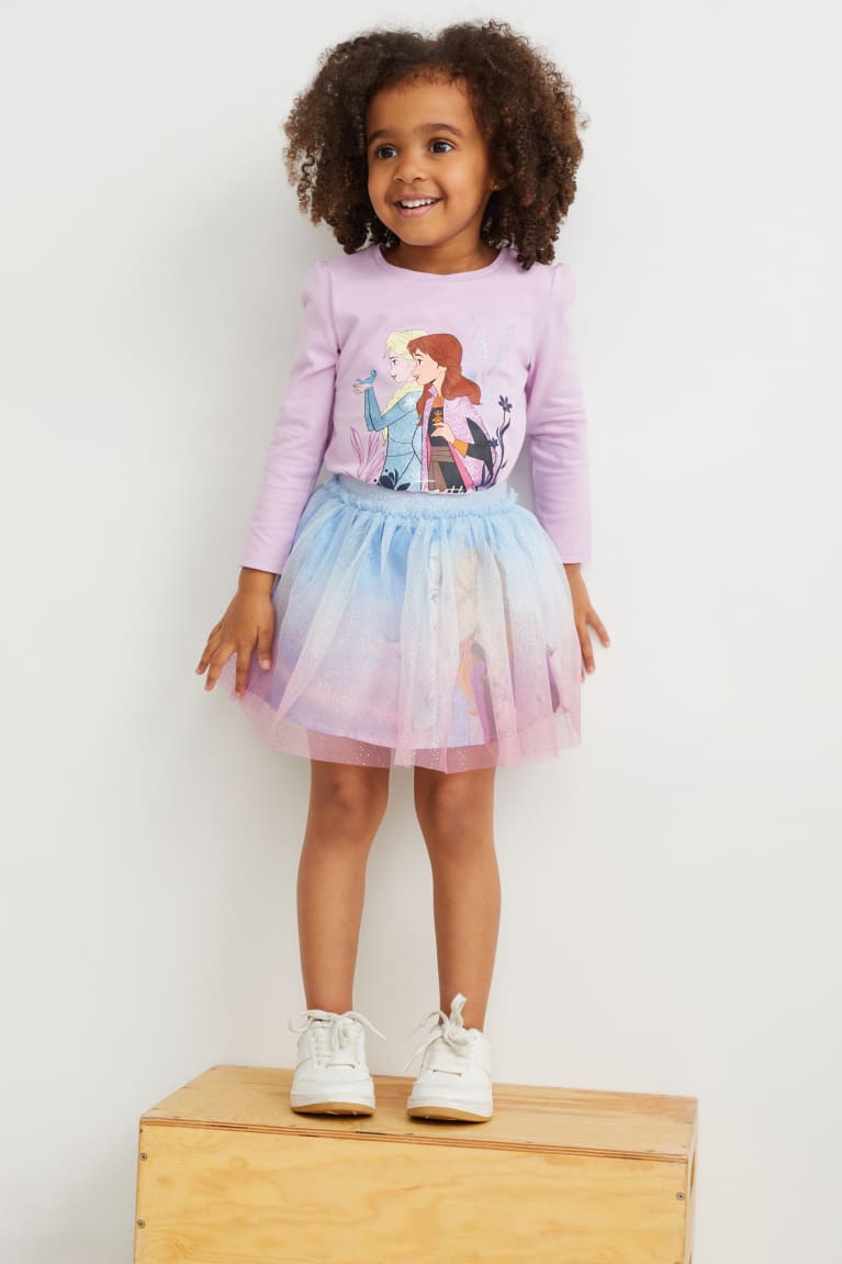 C&A Frozen Set Long Sleeve , WaistAnd Tytön T Paidat Vaaleanvioletit | 32EDOAXLQ