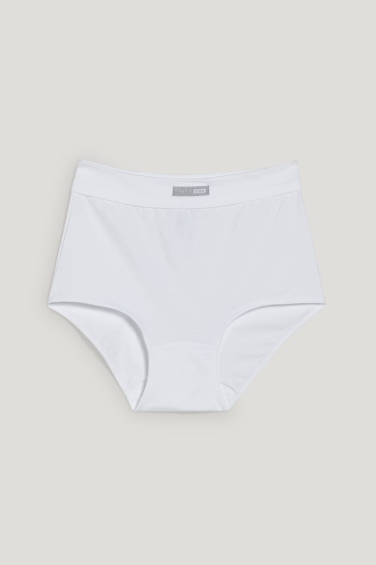 C&A Hipster Briefs Organic Puuvilla Naisten Alusvaatteet Valkoinen | 58BLVAMHY