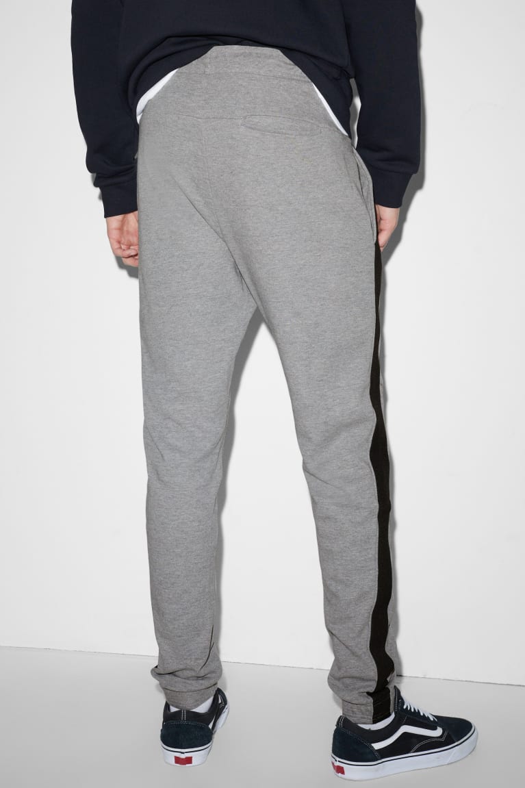 C&A Joggers Miesten Suorat Housut Harmaat | 06GTQHLWC