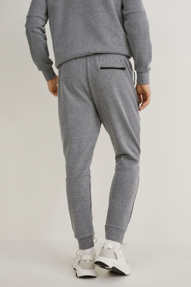 C&A Joggers Miesten Suorat Housut Harmaat | 39LGYUPBF