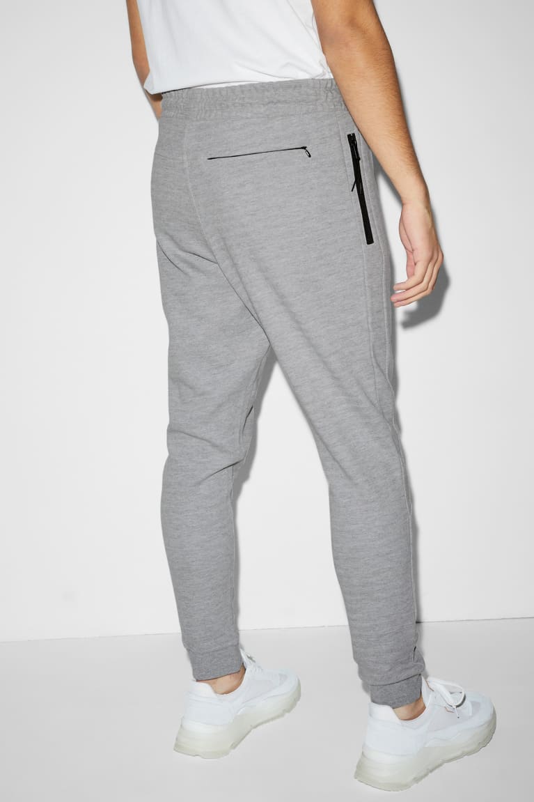 C&A Joggers Miesten Suorat Housut Harmaat | 47BXVEMUO