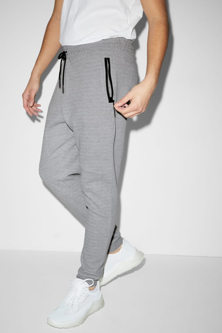 C&A Joggers Miesten Suorat Housut Harmaat | 47BXVEMUO