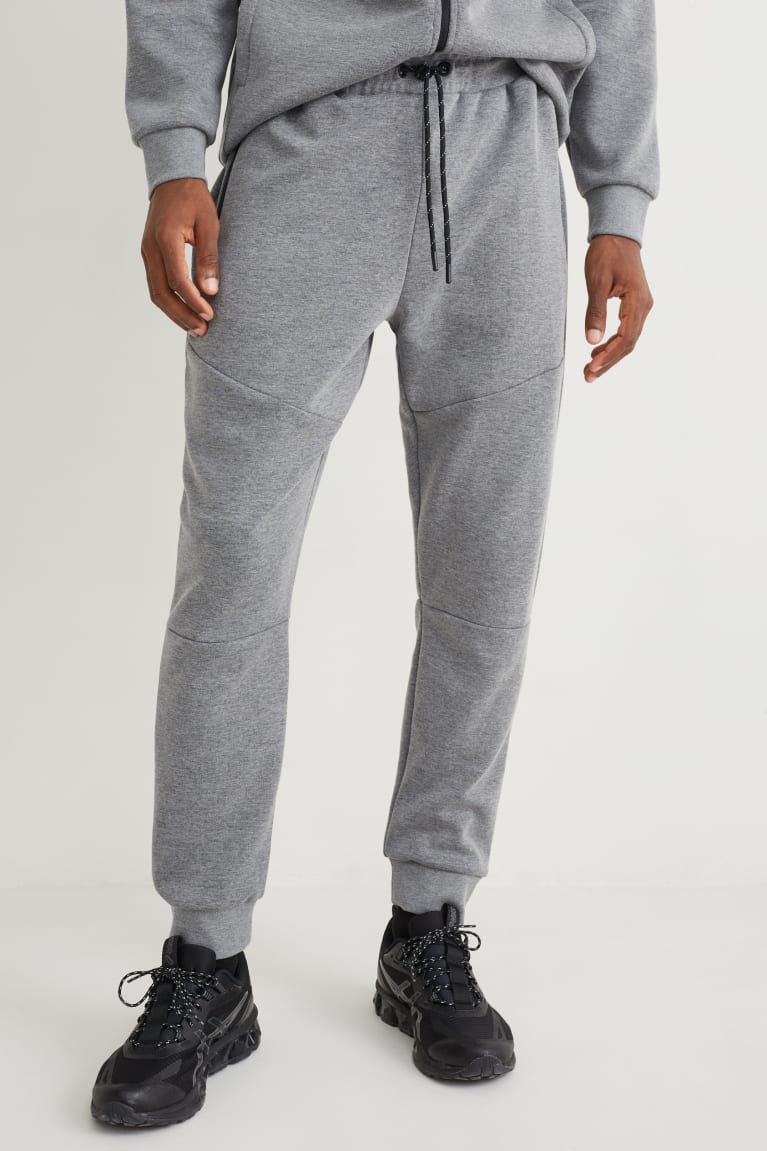 C&A Joggers Miesten Suorat Housut Harmaat | 78YSZDPXF