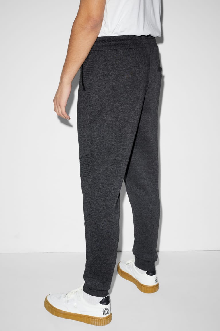 C&A Joggers Miesten Suorat Housut Tummanharmaat | 70MDVYAFE