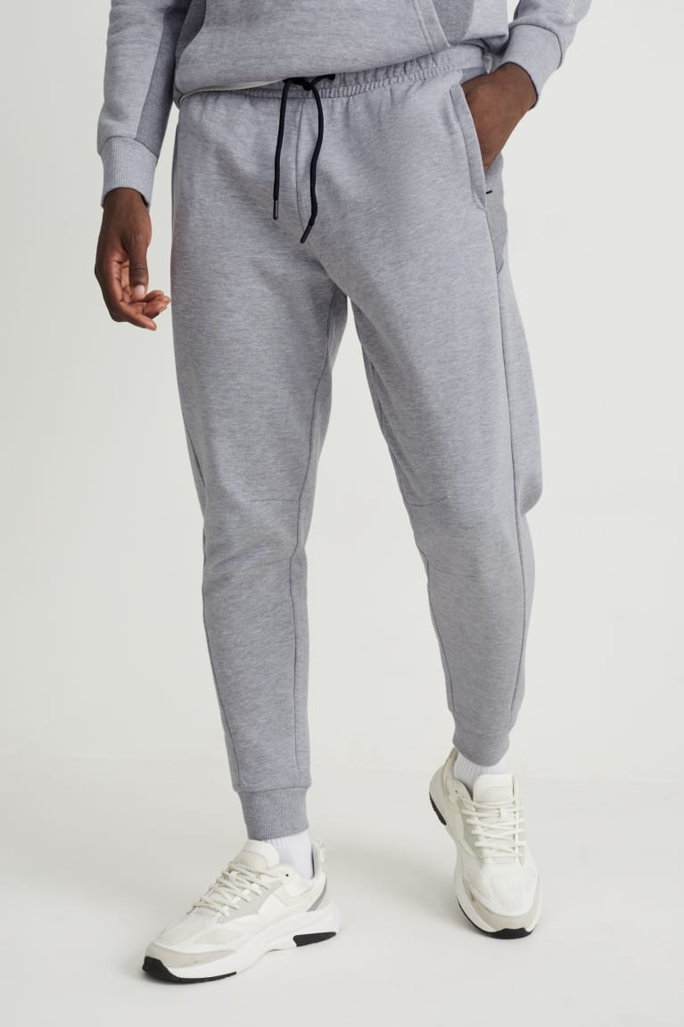 C&A Joggers Miesten Suorat Housut Vaaleanharmaat | 43EDXAHYT