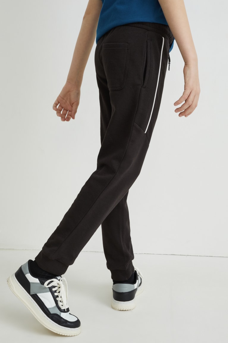 C&A Joggers Poikien Suorat Housut Mustat | 86QWCOAZR