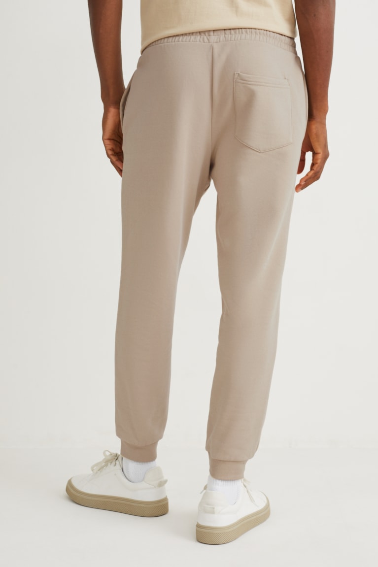 C&A Joggers With Organic Puuvilla Miesten Suorat Housut Beige | 29QONYCPW