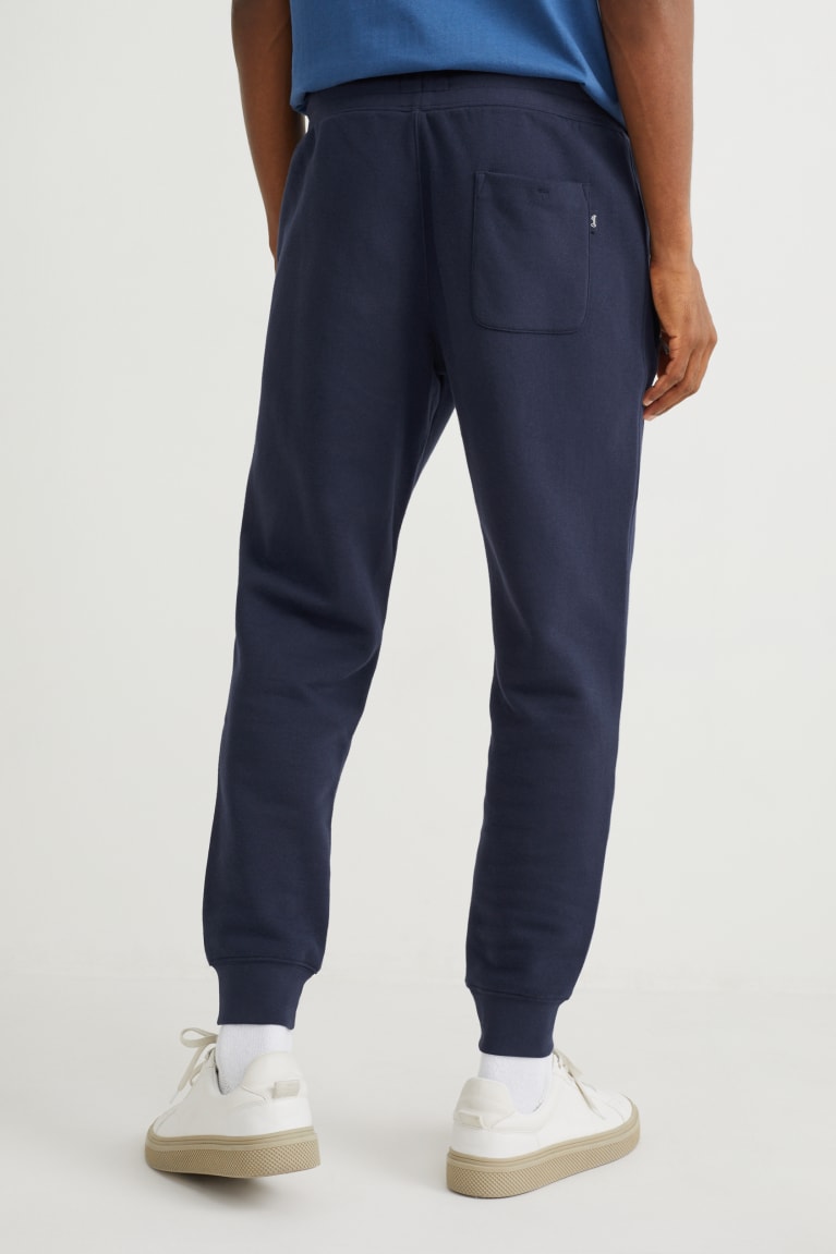 C&A Joggers With Recycled Polyester Miesten Suorat Housut Tummansininen | 17DHUJFPR